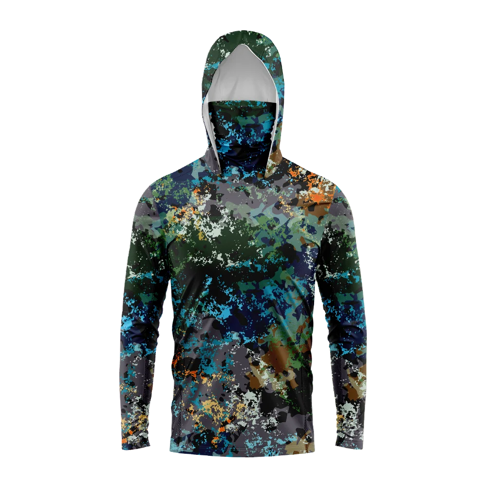 Lightweight Hooded Fishing Shirt UPF50+ | Quick-Dry UV Protection Outdoor Top