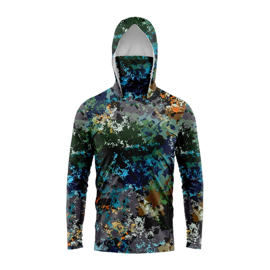 Lightweight Hooded Fishing Shirt UPF50+ | Quick-Dry UV Protection Outdoor Top