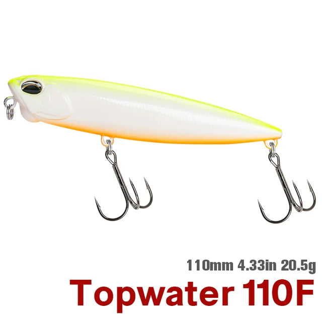 TSURINOYA DW58 Topwater Pencil Lure | 110mm 20.5g Floating Walk-the-Dog Stickbait