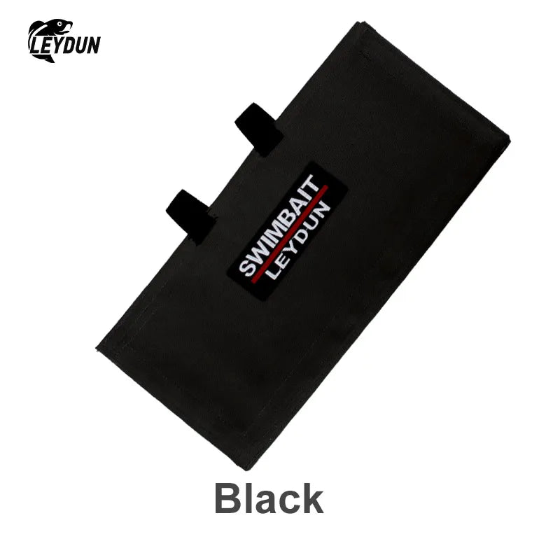 LEYDUN Swimbait Wrap | Up to 12” Lure Storage | 4 Pocket Bait Organiser Bag