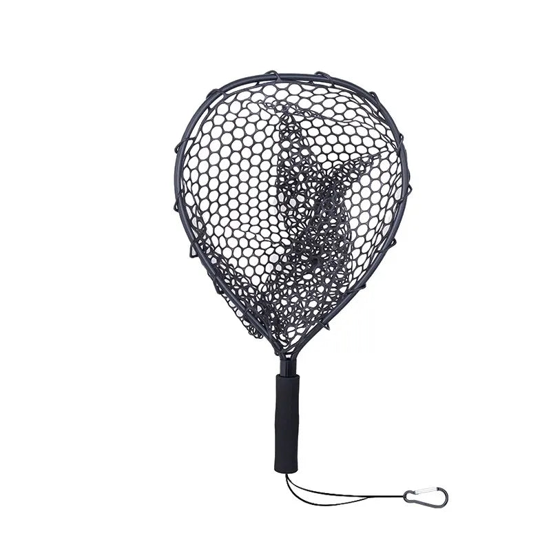 TAIYU Portable Fly Fishing Landing Net | Ultralight Aluminum Frame | Silicone Mesh | Hand Dip Net