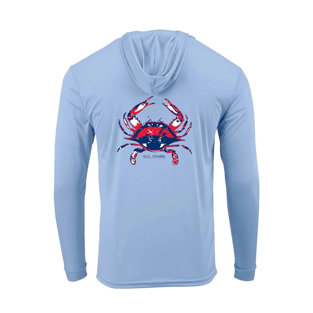 Men’s Long Sleeve Fishing Shirt with Hood | UPF50+ Outdoor Performance Top