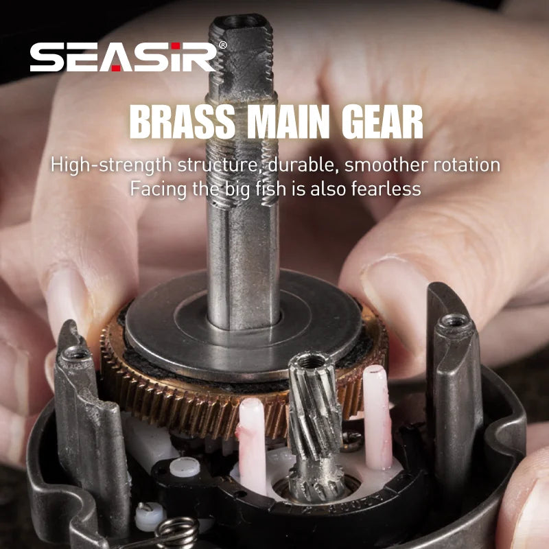 SEASIR JH All-Metal Drum Baitcasting Reel | 9+1BB | 7kg Drag | Saltwater Ready