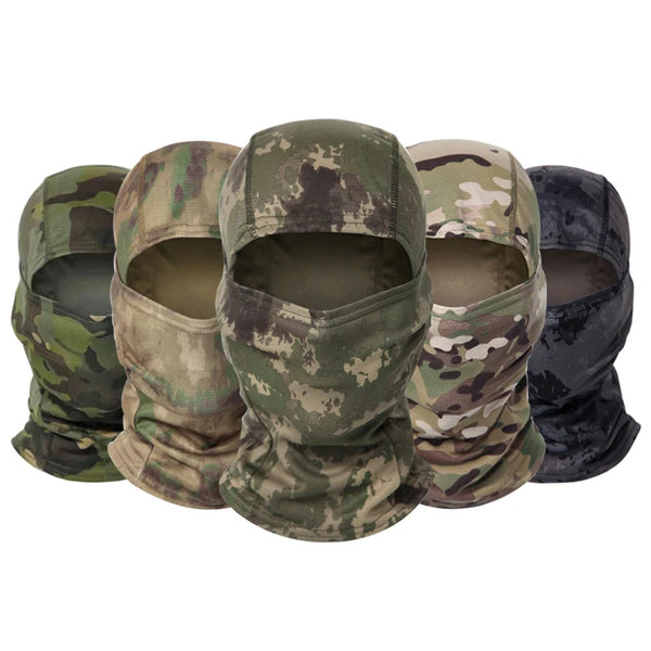 Camouflage Fishing & Hunting Balaclava – Breathable UV-Protective Face Mask