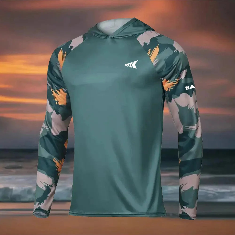 Quick-Dry Hooded Fishing Wear | Lightweight UPF50+ Outdoor Shirt