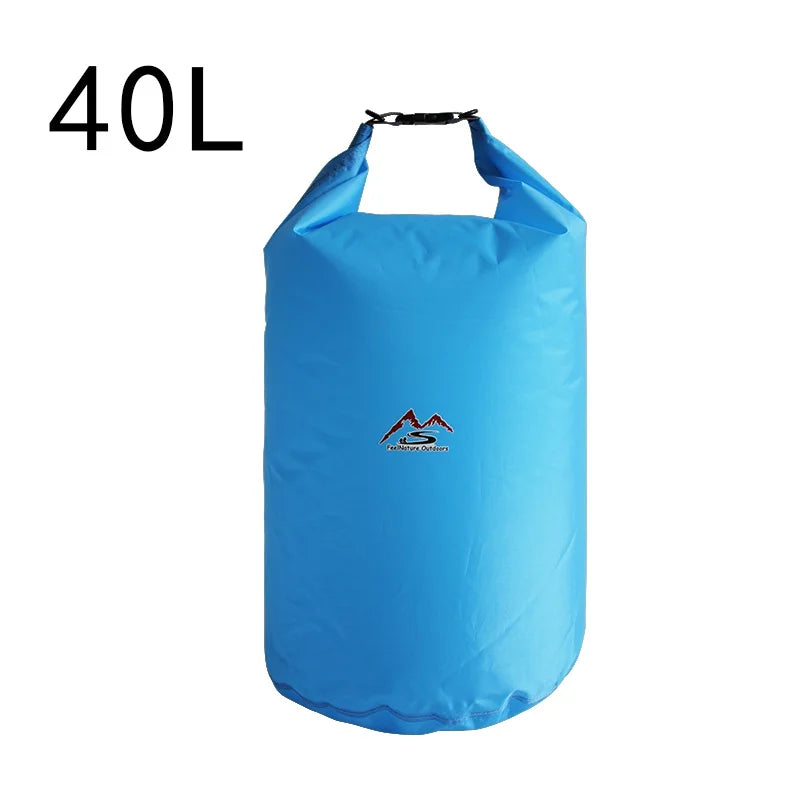 Heavy-Duty Waterproof Dry Bag | 5L–70L | Camping, Kayak & Fishing Use