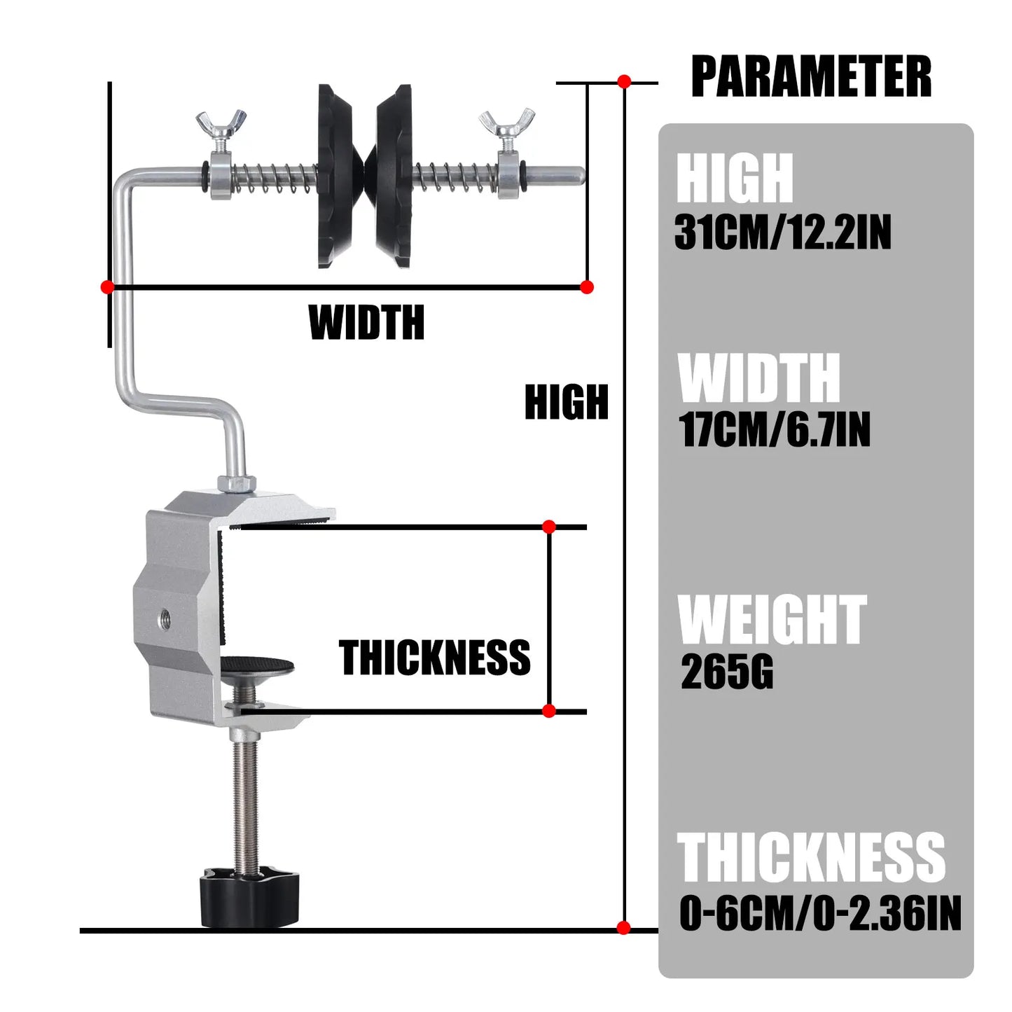 Fishing Line Spooler Tool – Tabletop Line Winder for Spinning & Baitcasting Reels