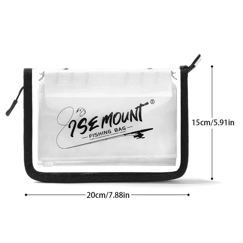 Waterproof Fishing Lure Storage Bag | Transparent PVC Tackle Organiser Pouch