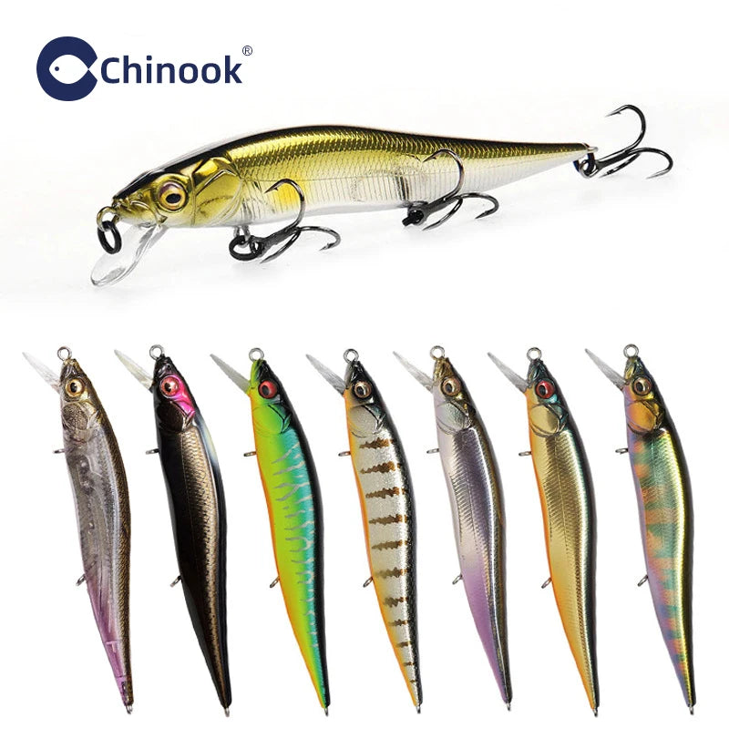 Chinook 97mm Minnow Jerkbait | 9g Floating / Suspending Hardbody Lure