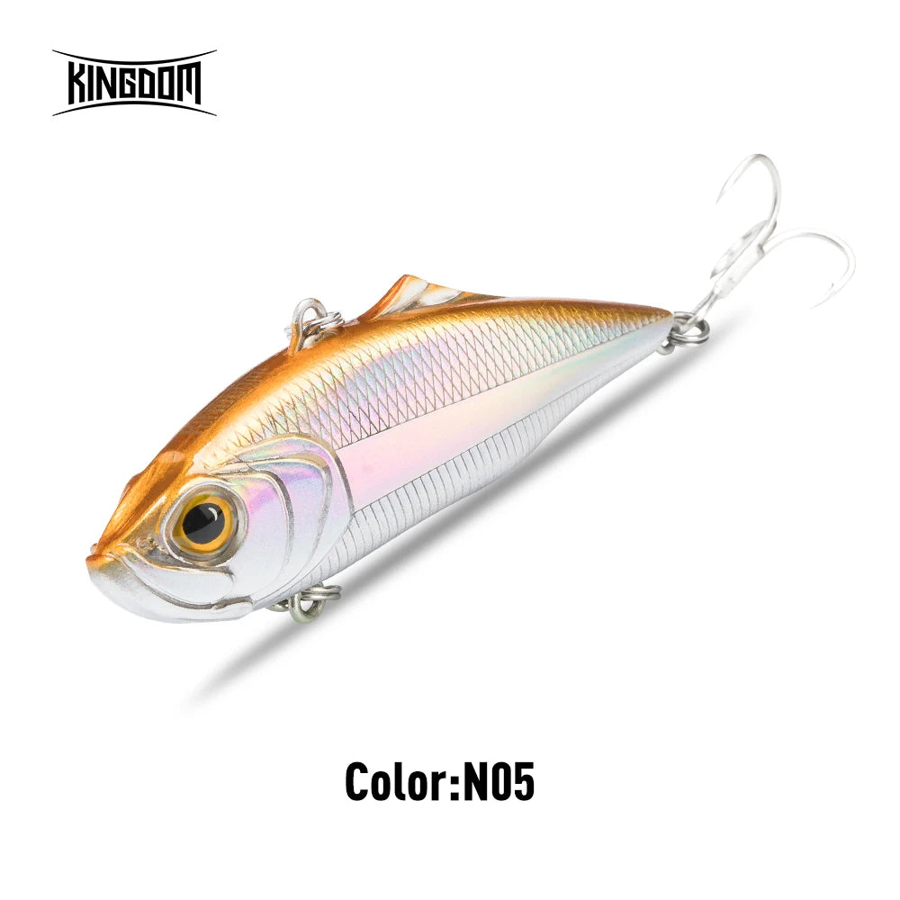 Kingdom Sinking VIB Lure | 10.9g–27.2g Vibration Blade Bait | Long Cast Hard Lure