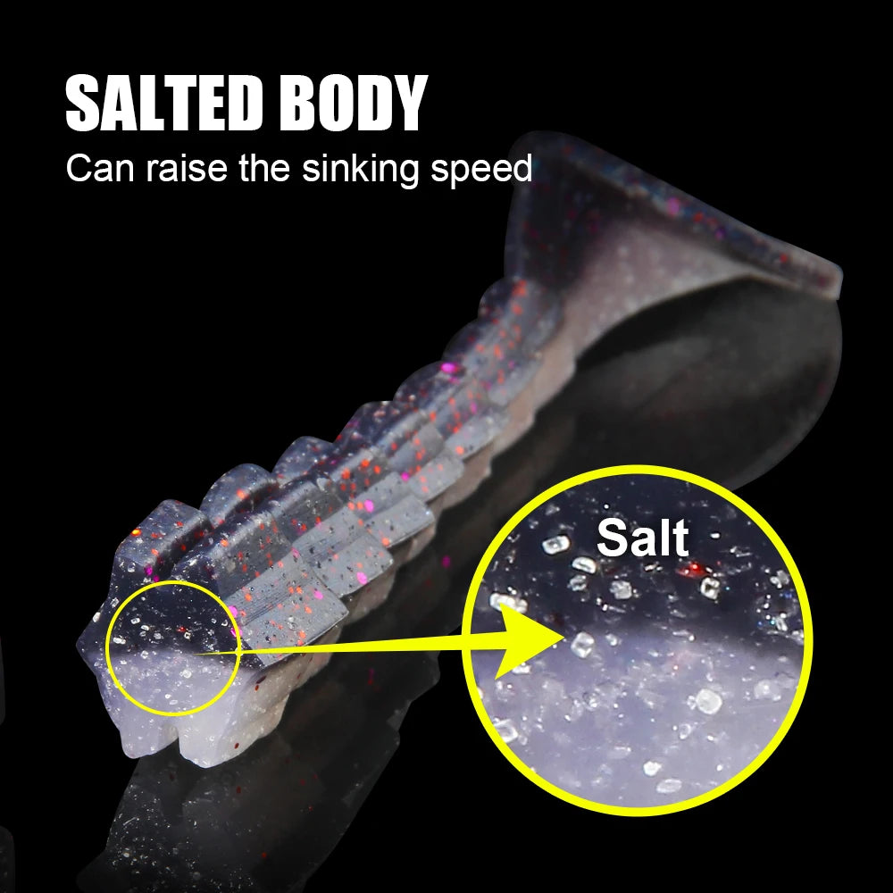 Spinpoler Breaker Paddle Tail Soft Lures | 7cm / 9cm / 11.5cm Salted Swimbaits