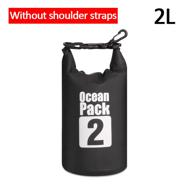 Waterproof Floating Dry Bag | 2L–30L | 500D | Fishing, Boating & Swimming