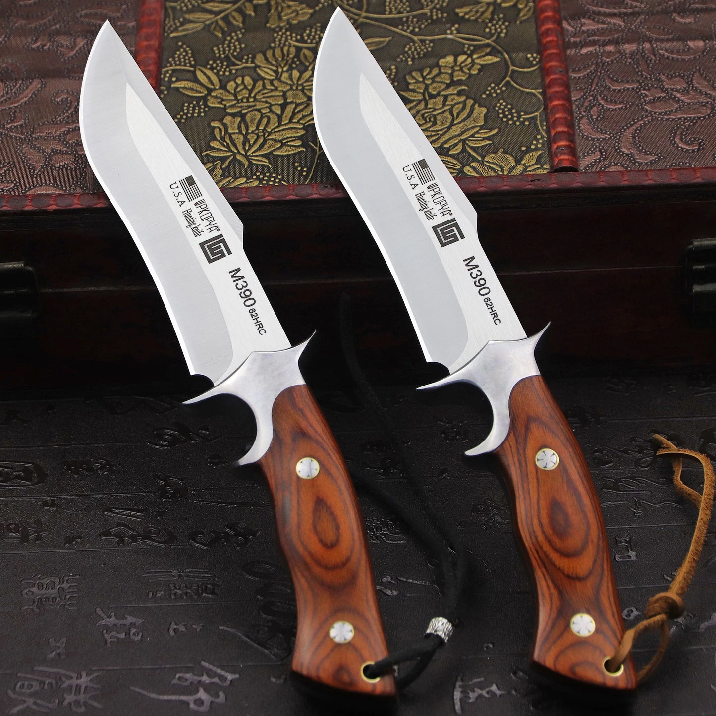 WPKOPYA440C Fixed Blade Knife | 440C Stainless Steel | Includes Sheath