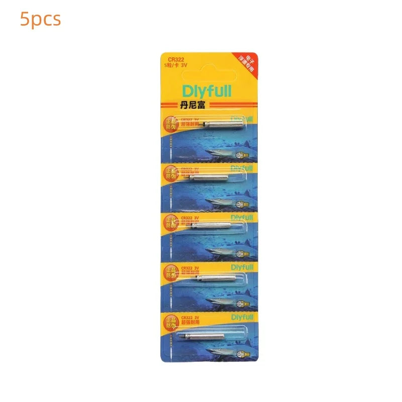 CR322 Luminous Batteries for Fishing Floats | 5–50pcs | Night Fishing Accessories