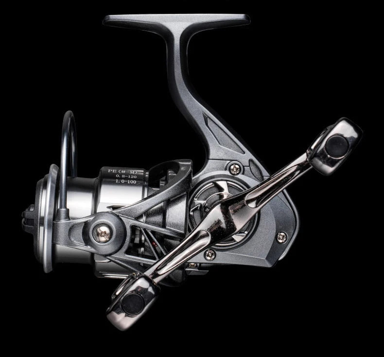 2500S / 3000M Spinning Reel – 3+1 Bearings, 8 kg Drag & CNC Metal Double Handle (Fresh & Saltwater)