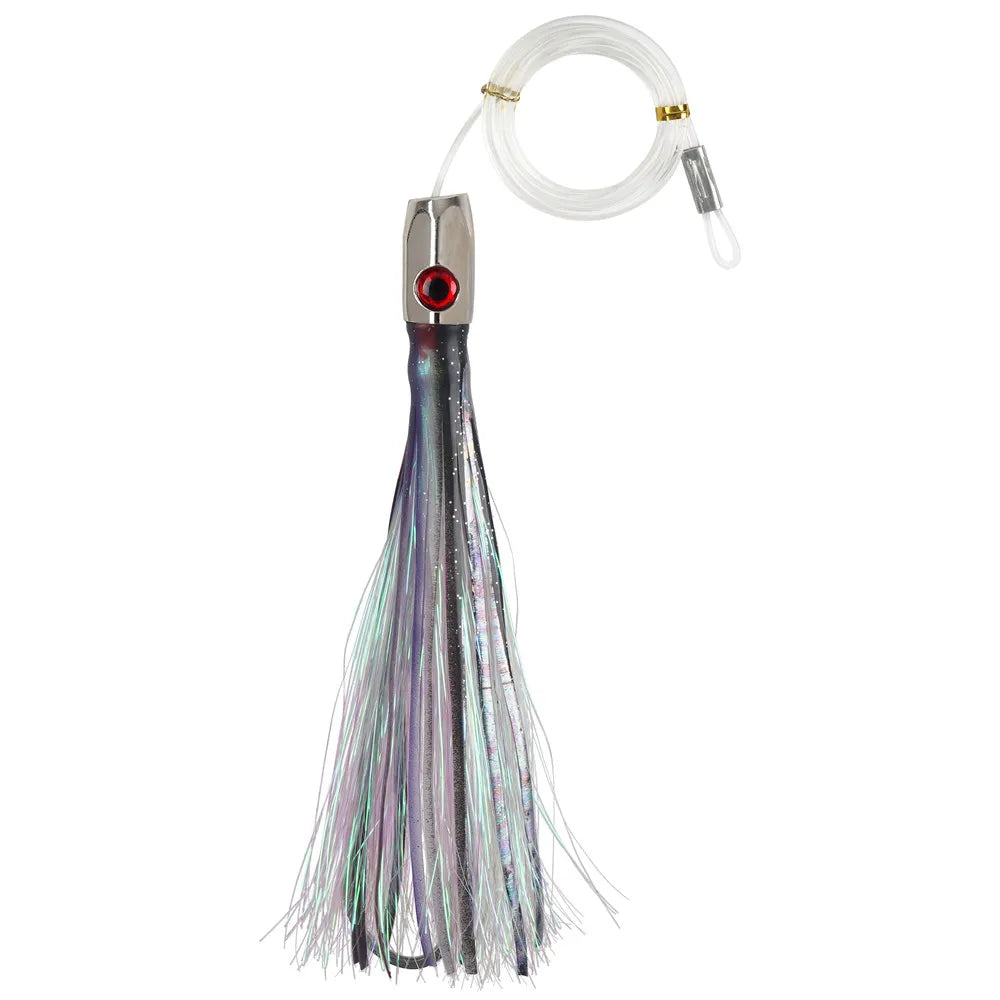 90g Skirted Trolling Jig Head Lure | Big Game Octopus Skirt | Offshore Marlin & Tuna Lure