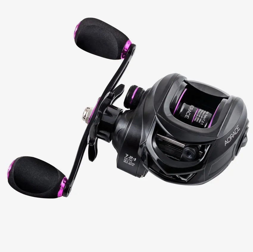 Baitcaster Reel | 7.2:1 High-Speed Gear Ratio | 8–10KG Max Drag | Lightweight Lure Casting Reel