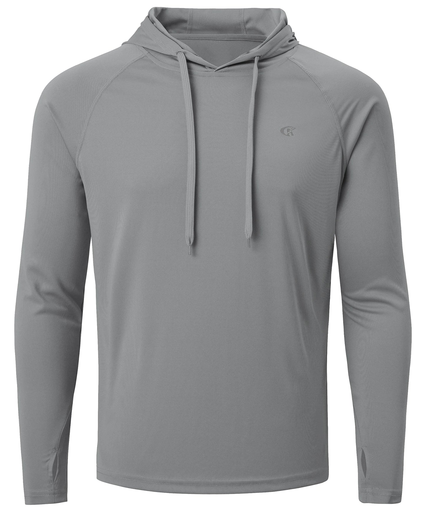 Men’s UPF 50+ Long Sleeve Hoodie Shirt | Quick-Dry Rash Guard | Lightweight Summer Outdoor Pullover