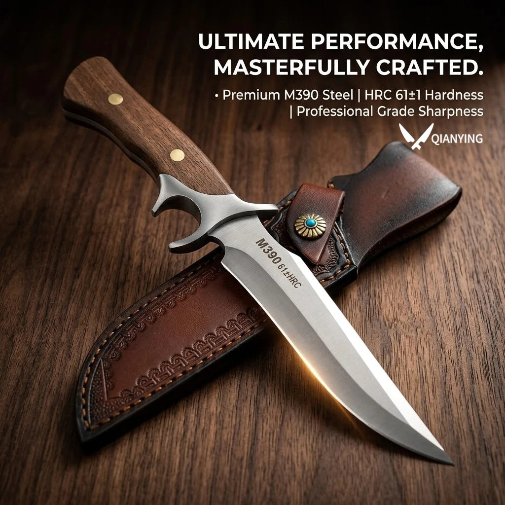 M390 Stainless Steel Kitchen Knife | 62HRC | Cleaver / Boning Knife