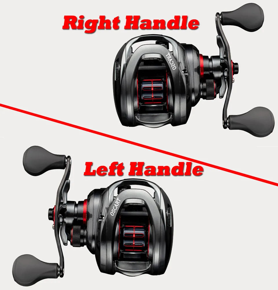 Saltwater Baitcasting Reel | 5.4:1 / 7.1:1 | 9BB Multiplier Reel with Spare Spool