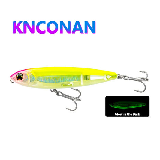 KNCONAN 100mm Topwater Pencil Lure | 17g Floating Walk-The-Dog Hardbody