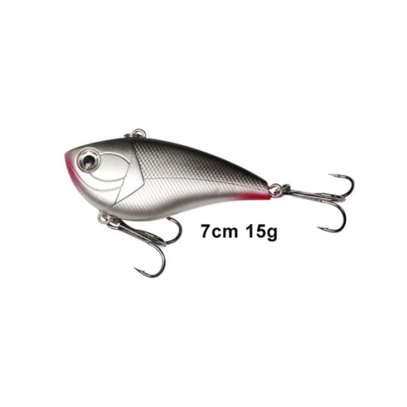 Wondersee 70mm VIB Lure | 15g Sinking Vibration Hardbody | Long Casting Blade Bait