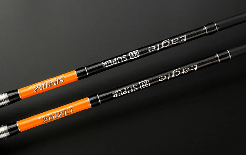 2-Section Carbon Spinning & Casting Rod – Dual Tips (M / MH Power)