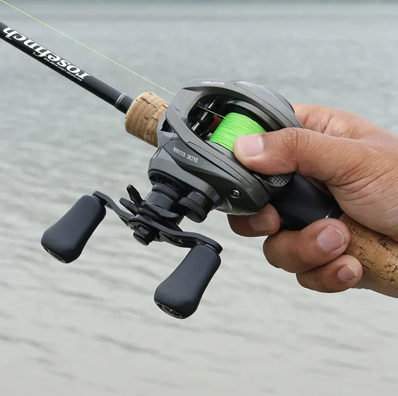 Mavllos DCPRO Saltwater Baitcasting Reel | 7.2:1 Ratio | 8kg Drag | 5+1 Bearings | 10-Magnet Brake System