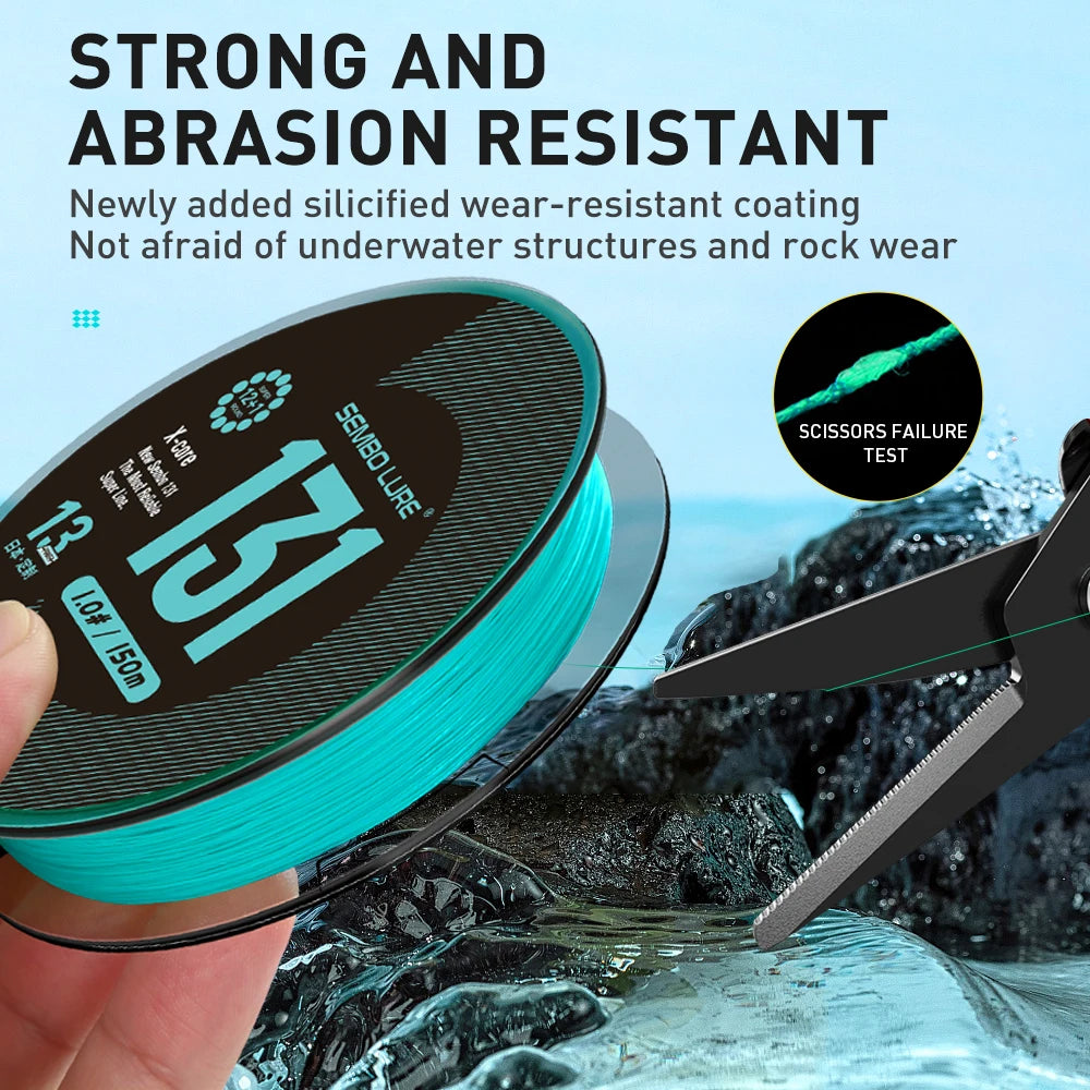ZUKIBO Premium Braided Fishing Line | Floating PE Braid | 150m / 200m / 500m | Saltwater & Freshwater