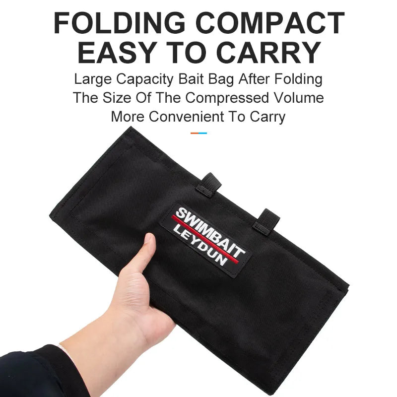 LEYDUN Swimbait Wrap | Up to 12” Lure Storage | 4 Pocket Bait Organiser Bag